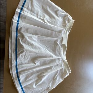 Lady Hagen White Skort with Blue Accent